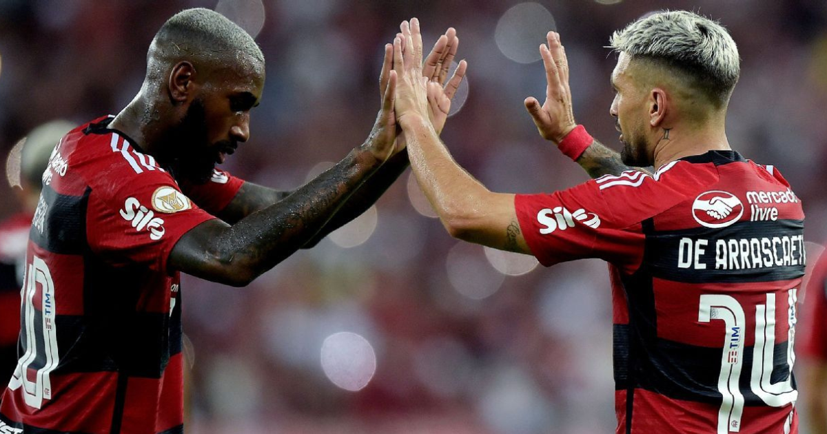 Com Arrascaeta e Gerson, veja provável escalação do Flamengo para jogo de hoje contra o Grêmio