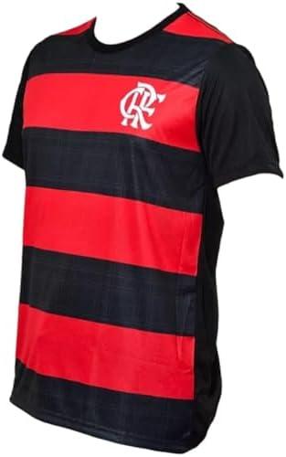         Camisa Flamengo Licenciada Original Listrada Preta e Vermelha, Masculina, Tamanho M       