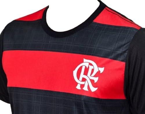         Camisa Flamengo Licenciada Original Listrada Preta e Vermelha, Masculina, Tamanho M       
