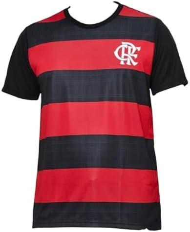         Camisa Flamengo Licenciada Original Listrada Preta e Vermelha, Masculina, Tamanho M       