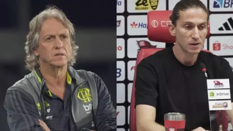 Filipe Luís faz pedido à torcida do Flamengo sobre comparação com Jorge Jesus