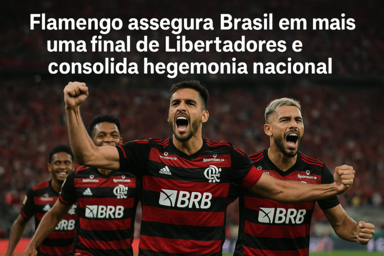 Flamengo assegura Brasil em mais uma final de Libertadores e consolida hegemonia nacional