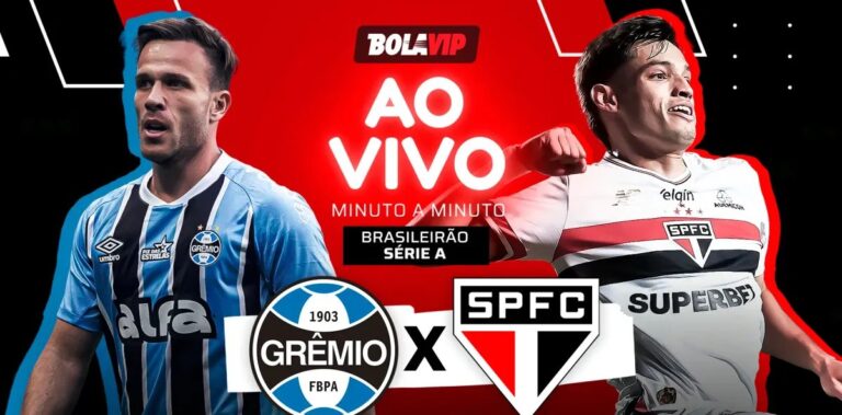 Grêmio recebe São Paulo pela 9ª rodada do Brasileirão; acompanhe lance a lance