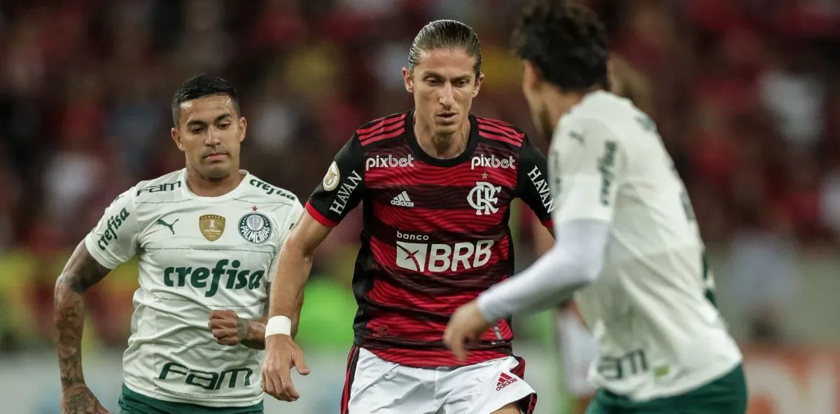 Filipe Luís reencontra o Palmeiras com retrospecto positivo à frente do Flamengo - Imagem do artigo