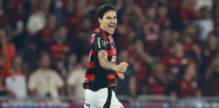 Assistência de Pedro em jogada de pivô empolga torcida do Flamengo contra o Palmeiras