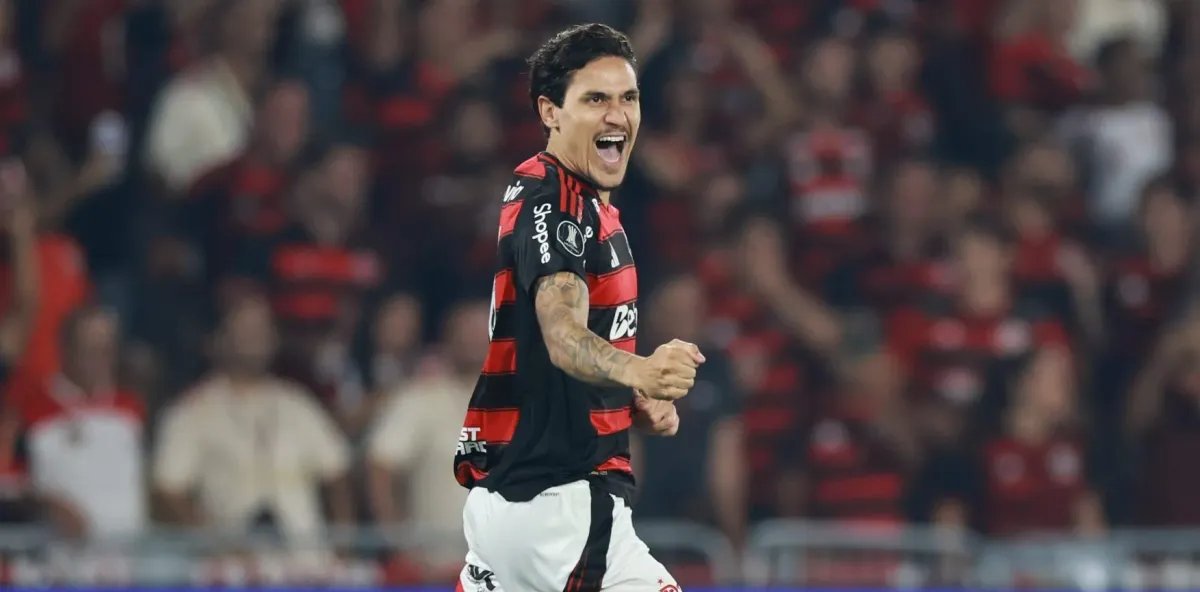 Assistência de Pedro em jogada de pivô empolga torcida do Flamengo contra o Palmeiras - Imagem do artigo