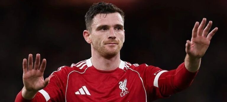 Flamengo observa saída de Andrew Robertson do Liverpool prevista para 2026