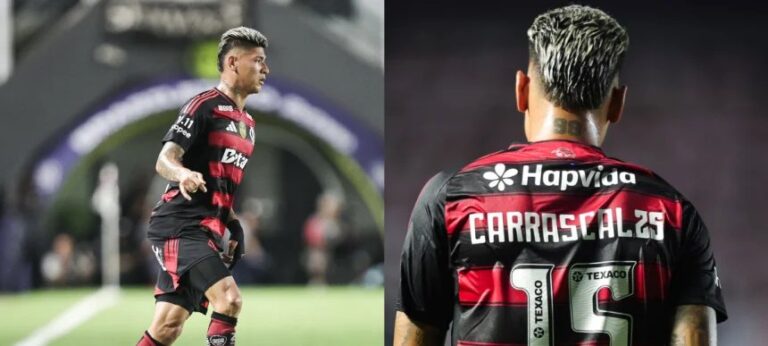 Carrascal não enfrenta o Vitória e vira baixa do Flamengo na Copa do Brasil