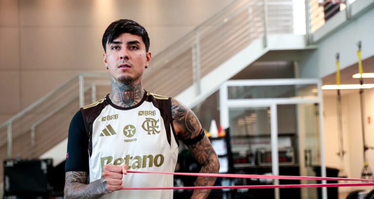 Erick Pulgar avança na recuperação e pode reforçar o Flamengo contra o Estudiantes