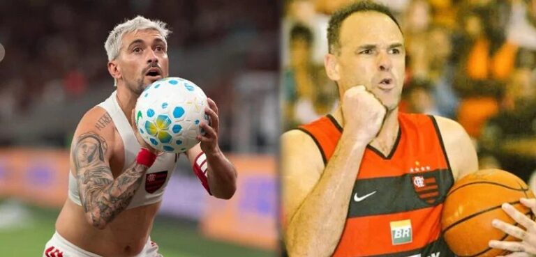 Filho de Oscar Schmidt agradece homenagem de Arrascaeta com a camisa 14