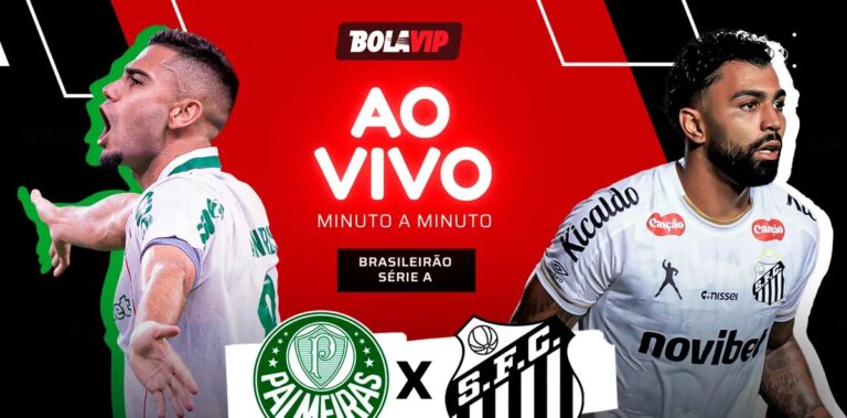 Palmeiras e Santos iniciam clássico com placar zerado pela 14ª rodada do Brasileirão