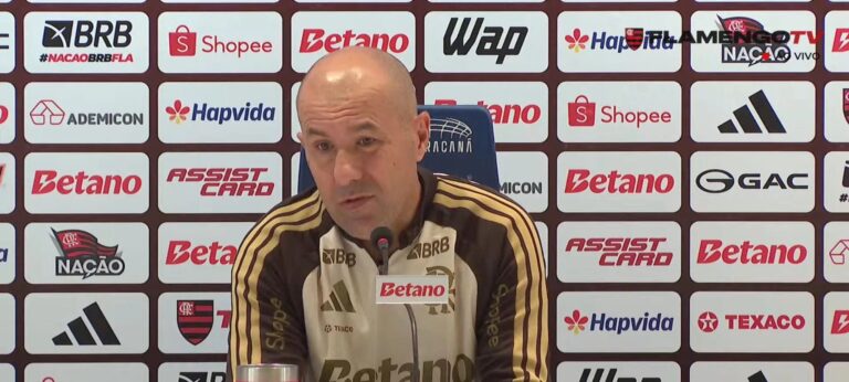 Sem meias disponíveis, Leonardo Jardim justifica formação ofensiva do Flamengo no empate com o Vasco