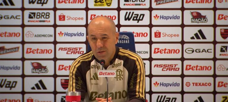 Jardim critica queda de rendimento do Flamengo contra o Vasco e assume responsabilidade