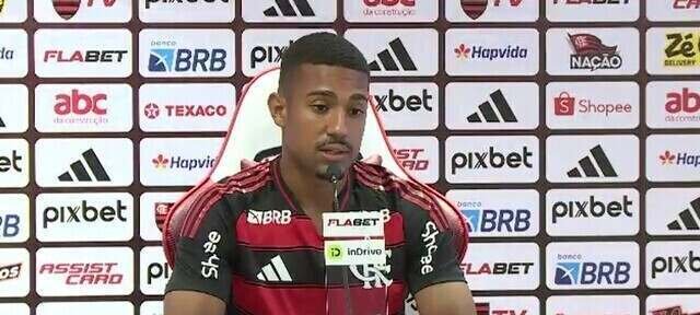 Samuel Lino diz que confiança do Flamengo segue alta após empate que impediu aproximação do Palmeiras