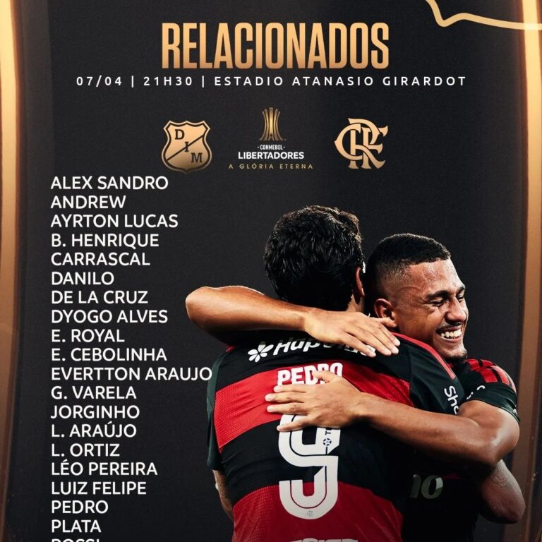 Pulgar e Paquetá desfalcam Flamengo, que anuncia atletas para jogo na Colômbia