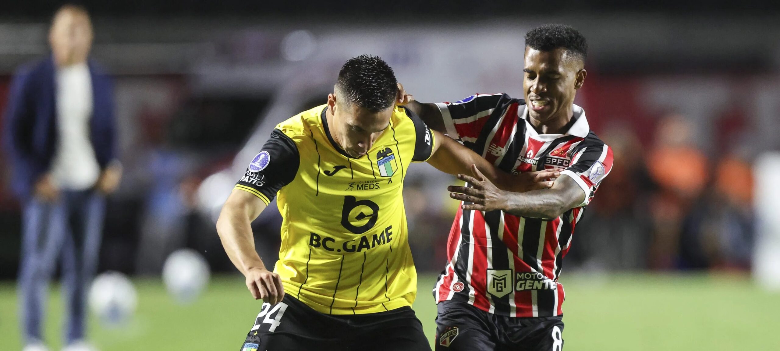 Luciano e Francisco González se enfrentam em jogo-chave entre São Paulo e O’Higgins pela Sul-Americana - Imagem do artigo original