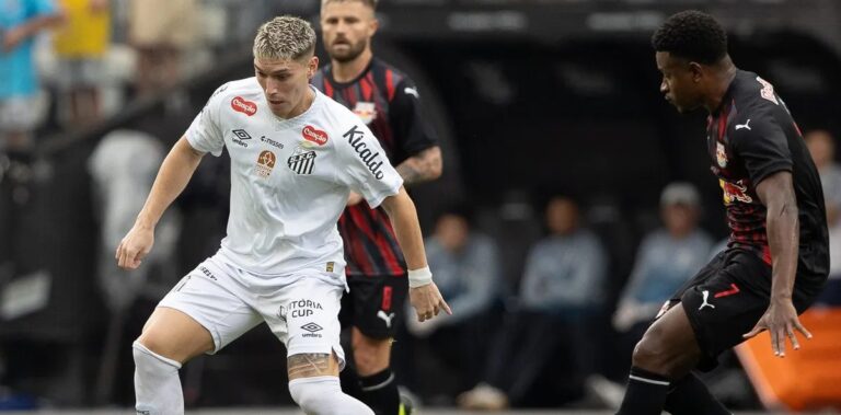 Inteligência artificial aposta em vitória do Bragantino contra o Santos na Vila Belmiro