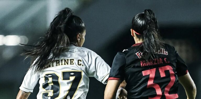 Gol de Martina Del Trecco garante triunfo do Bragantino sobre o Santos e coloca equipe no G8 do Brasileirão Feminino