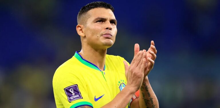 Thiago Silva fica fora da lista de Ancelotti para a Copa do Mundo