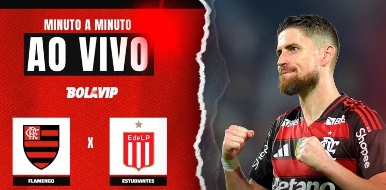 Flamengo e Estudiantes vão para o intervalo sem abrir o placar no Maracanã