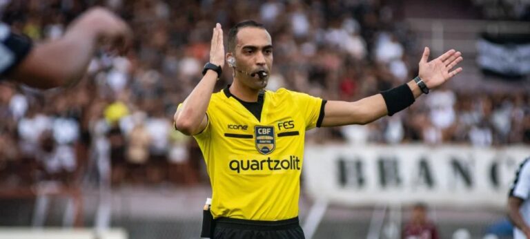 CBF confirma Davi de Oliveira Lacerda para apitar Flamengo x Palmeiras no Maracanã