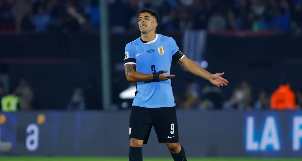 Irritação de Luis Suárez com empate do Uruguai contra Cabo Verde repercute nas redes - Imagem do artigo original