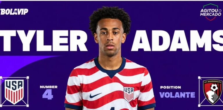 Tyler Adams lidera meio-campo, Estados Unidos mantêm 100% na Copa de 2026