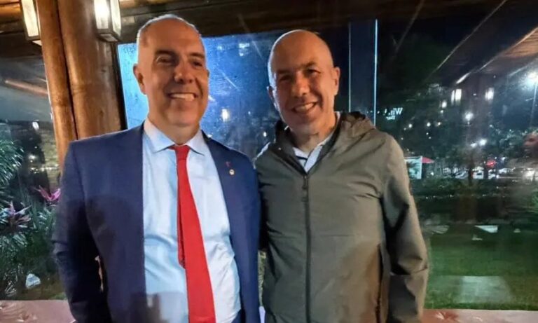 Marcos Braz se reúne com Leonardo Jardim em restaurante na Barra da Tijuca