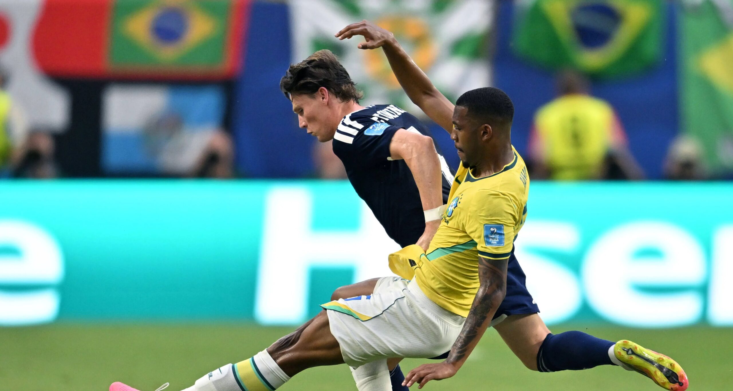 Rayan brilha na vitória do Brasil sobre a Escócia e entra para a história da Seleção - Imagem do artigo original