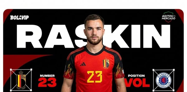 Assistência de Raskin em goleada da Bélgica impulsiona valor de mercado do volante
