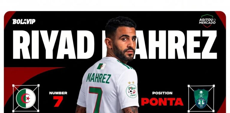 Atuação decisiva de Mahrez na Copa reacende interesse de clubes europeus