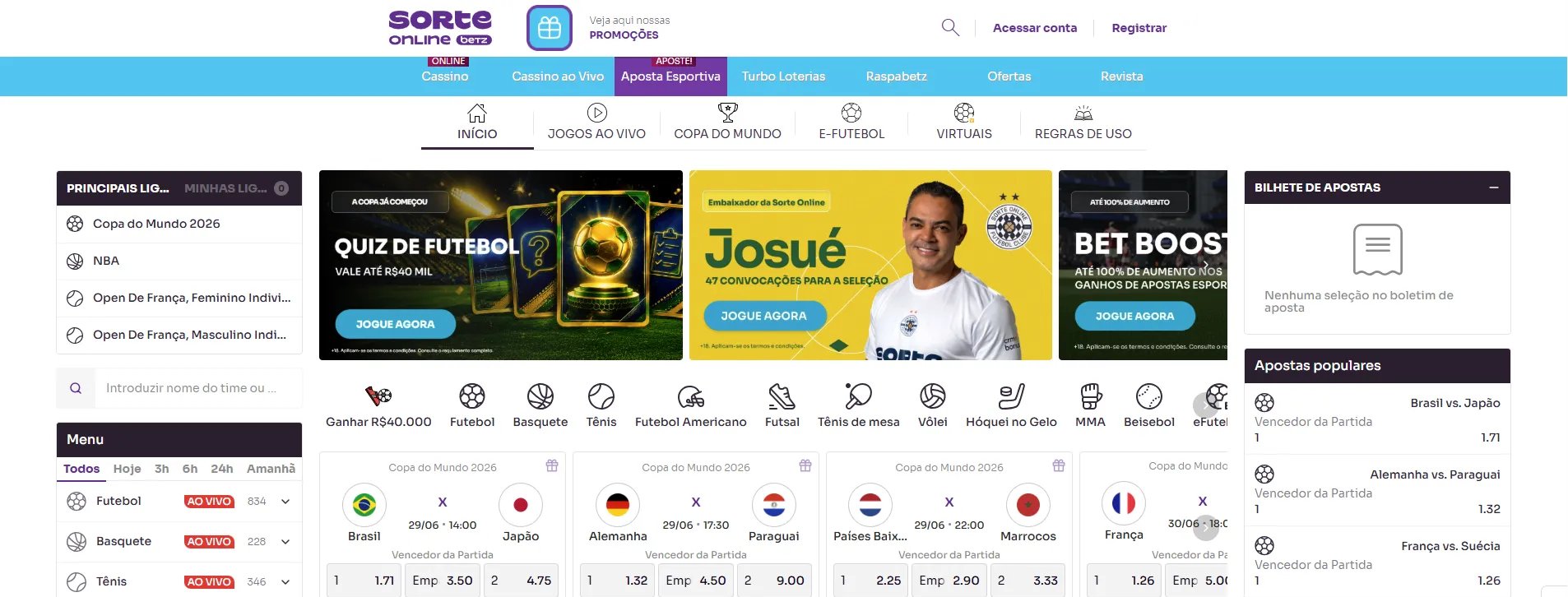 Plataforma Sorte Online amplia opções de apostas com licença federal e bônus variados - Imagem do artigo original