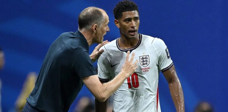 Jogadores da Inglaterra se irritam com decisões de Tuchel após queda para a Argentina