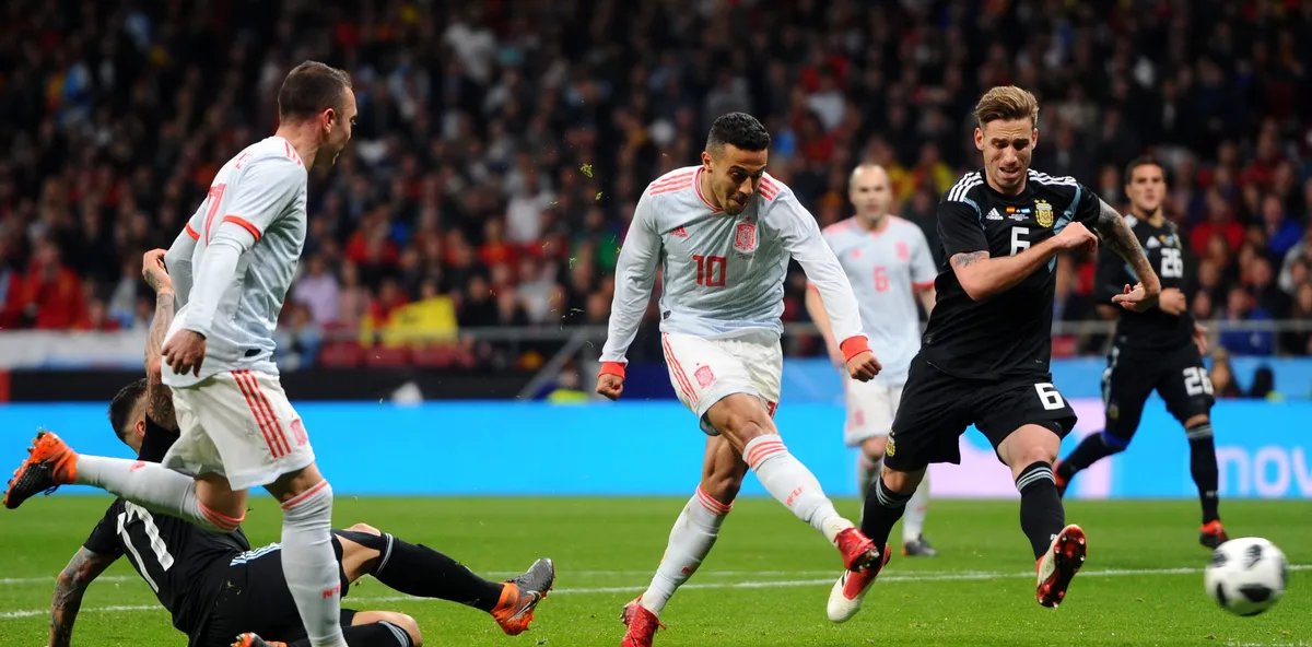 Espanha goleou a Argentina por 6 a 1 no último confronto antes da final da Copa de 2026 - Imagem do artigo