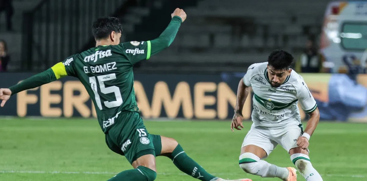 Coritiba e Palmeiras se enfrentam pela 19ª rodada do Brasileirão; veja onde assistir e prováveis escalações - Imagem do artigo