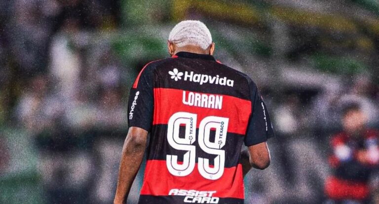 Lorran retoma espaço no Flamengo, assume a camisa 99 e decide contra a Chapecoense