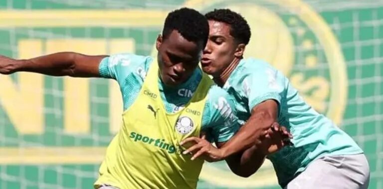 Palmeiras pode lançar João Gabriel, de 18 anos, na lateral direita contra o Atlético-MG