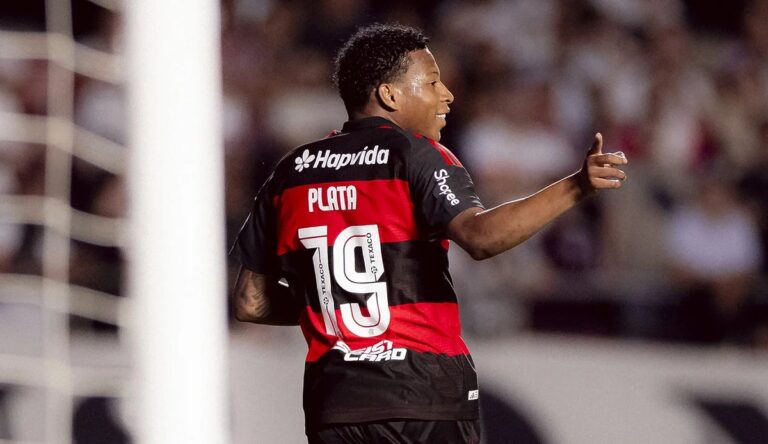 Flamengo pode perder Gonzalo Plata para o confronto com o São Paulo
