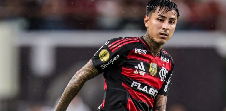 Pulgar alcança melhor marca de gols pelo Flamengo na temporada 2026