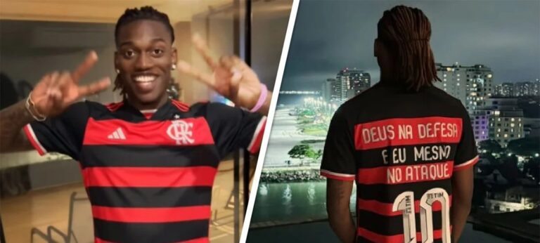 Possível saída de Rafael Leão do Milan agita torcedores do Flamengo
