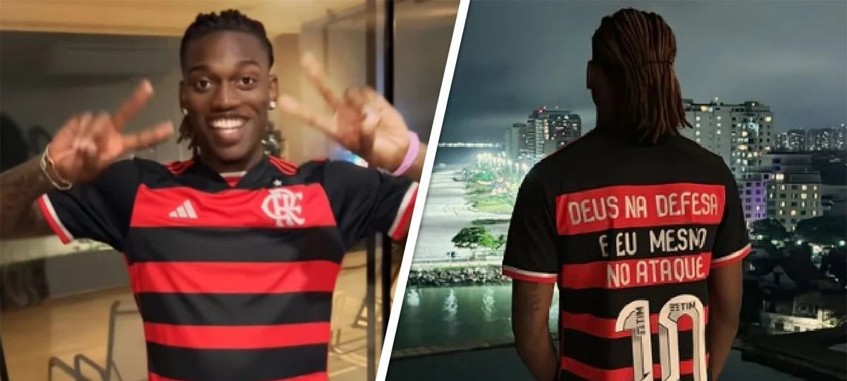 Possível saída de Rafael Leão do Milan agita torcedores do Flamengo - Imagem do artigo