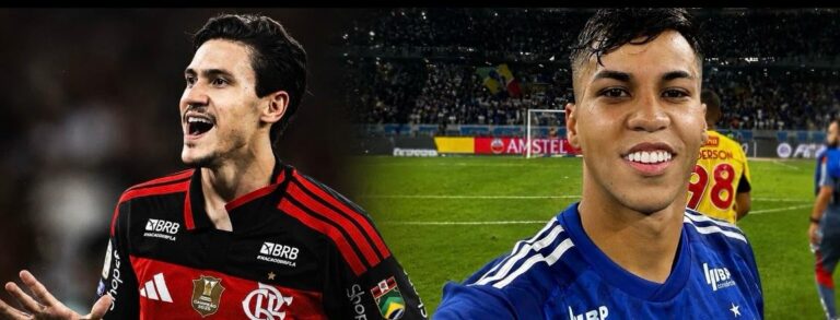 Pedro e Kaio Jorge duelam por vaga na Libertadores e por espaço no próximo ciclo da Seleção