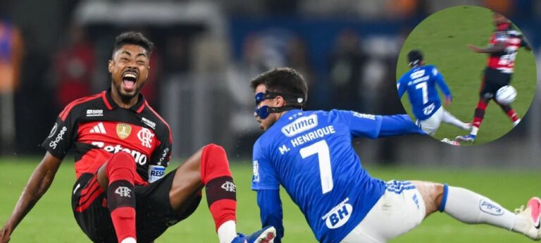 Bruno Henrique questiona critério de arbitragem após entrada dura e empate entre Flamengo e Cruzeiro