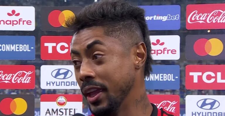 Bruno Henrique valoriza empate no Mineirão e relata dores no tornozelo após entrada de Matheus Henrique