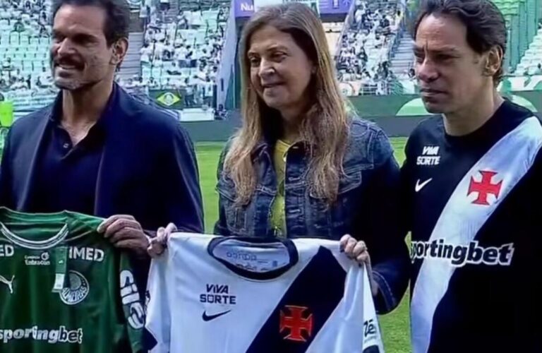Encontro entre Leila Pereira e enteado vascaíno gera polêmica no futebol