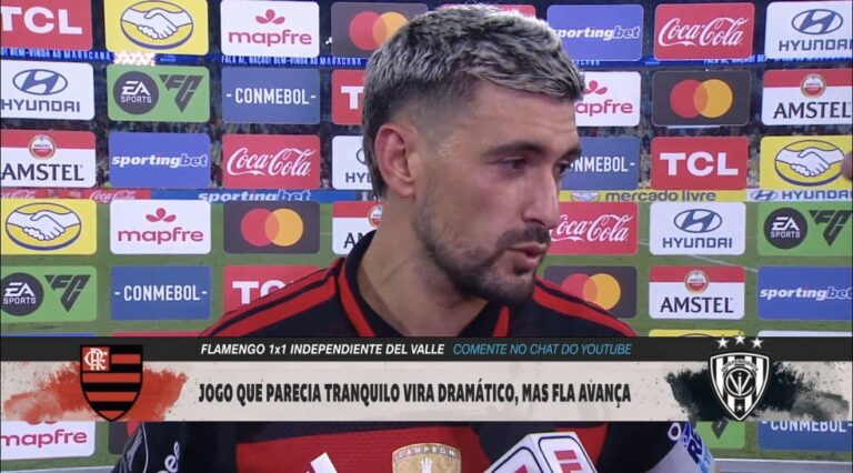 Arrascaeta critica gramado e pede melhorias ao Flamengo após vitória