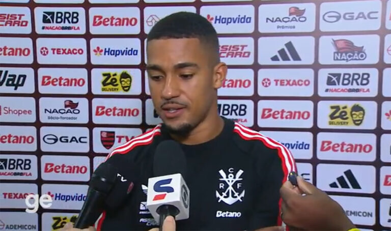 Samuel Lino explica irritação durante vitória do Flamengo sobre o Mirassol
