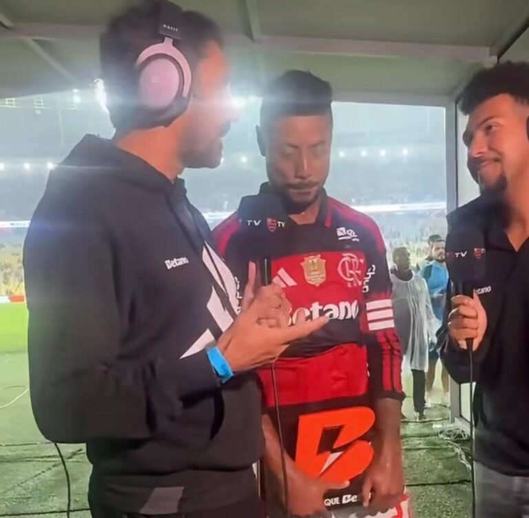 Athirson presta homenagem a Bruno Henrique após vitória do Flamengo