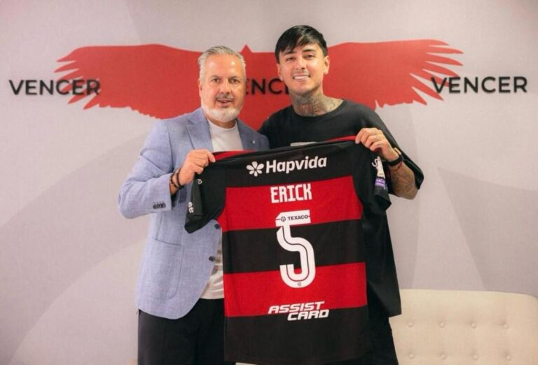 Erick Pulgar estende contrato com o Flamengo por mais três anos