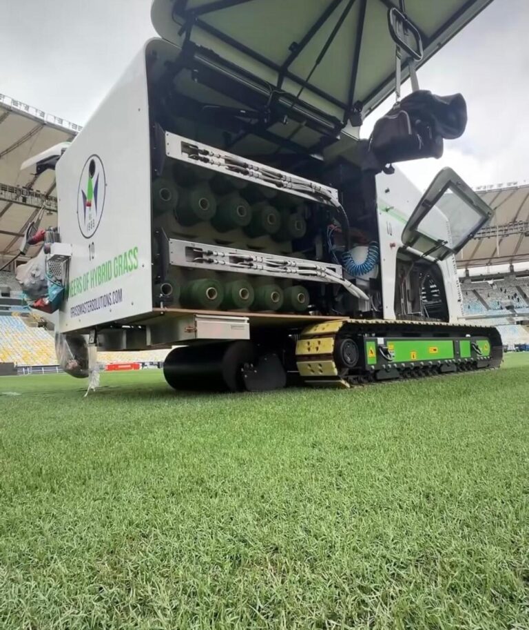 Maracanã melhora gramado com fibras sintéticas antes do jogo da NFL
